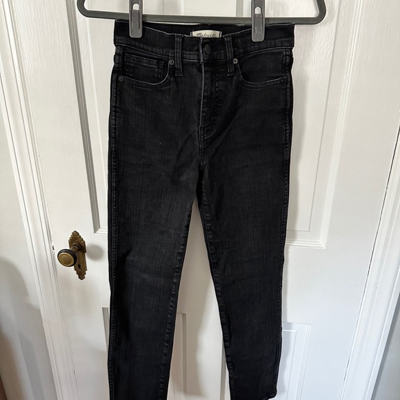 Madewell Women's Stovepipe Black Jeans - Picture 5 of 6